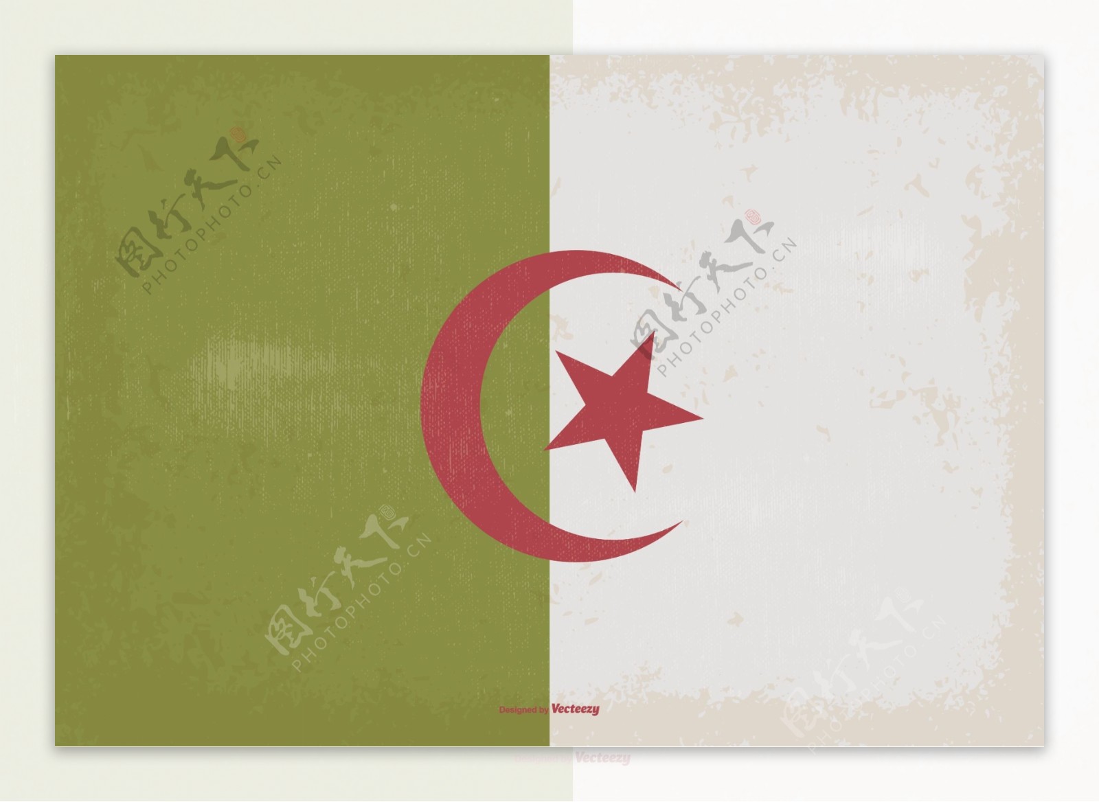 阿尔及利亚老式国旗