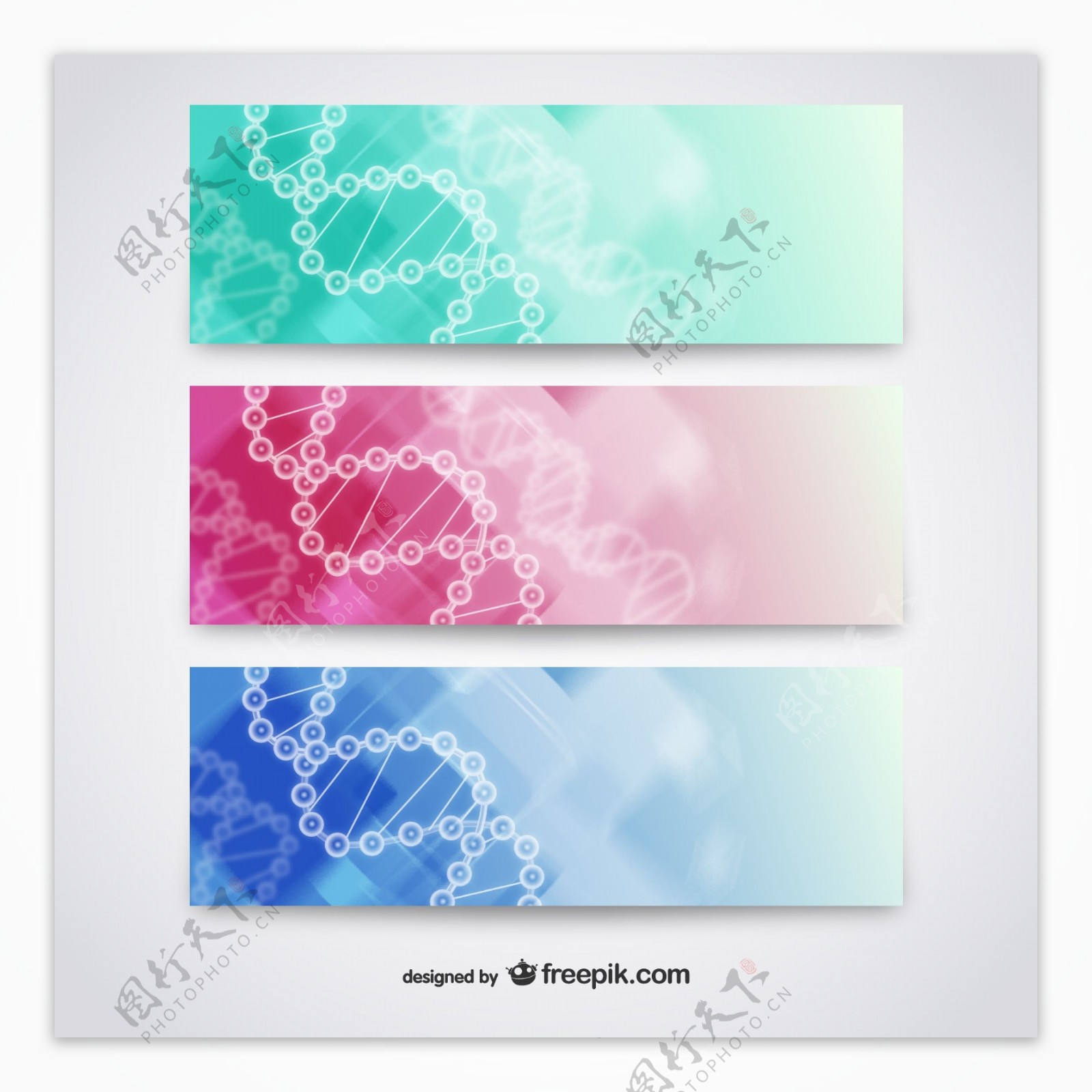 DNA科技底纹背景图片