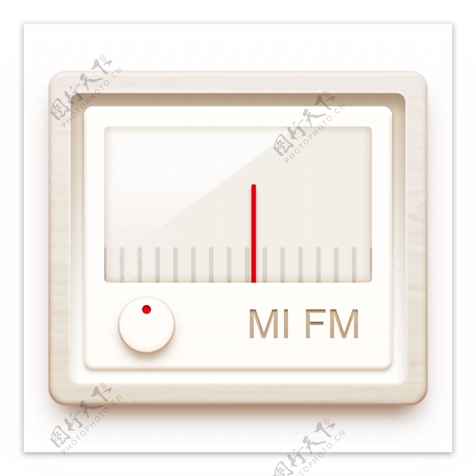 手机主题收音机icon图标素材