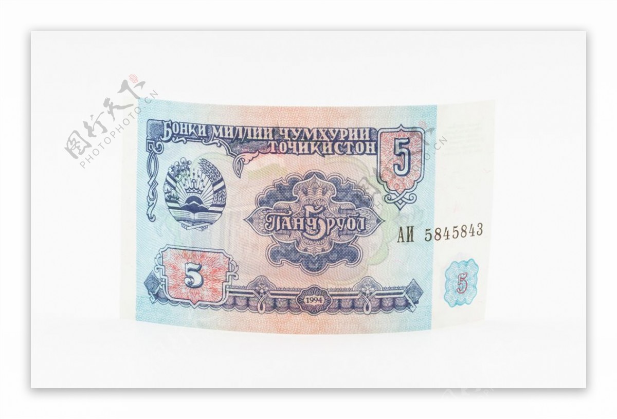 世界货币亚洲货币塔吉克斯坦货币