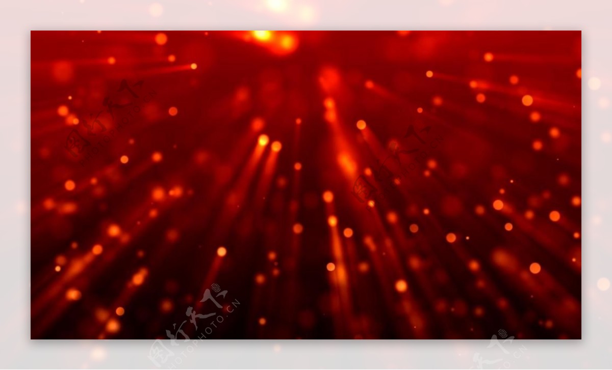 红色粒子光线旋转发散视频素材