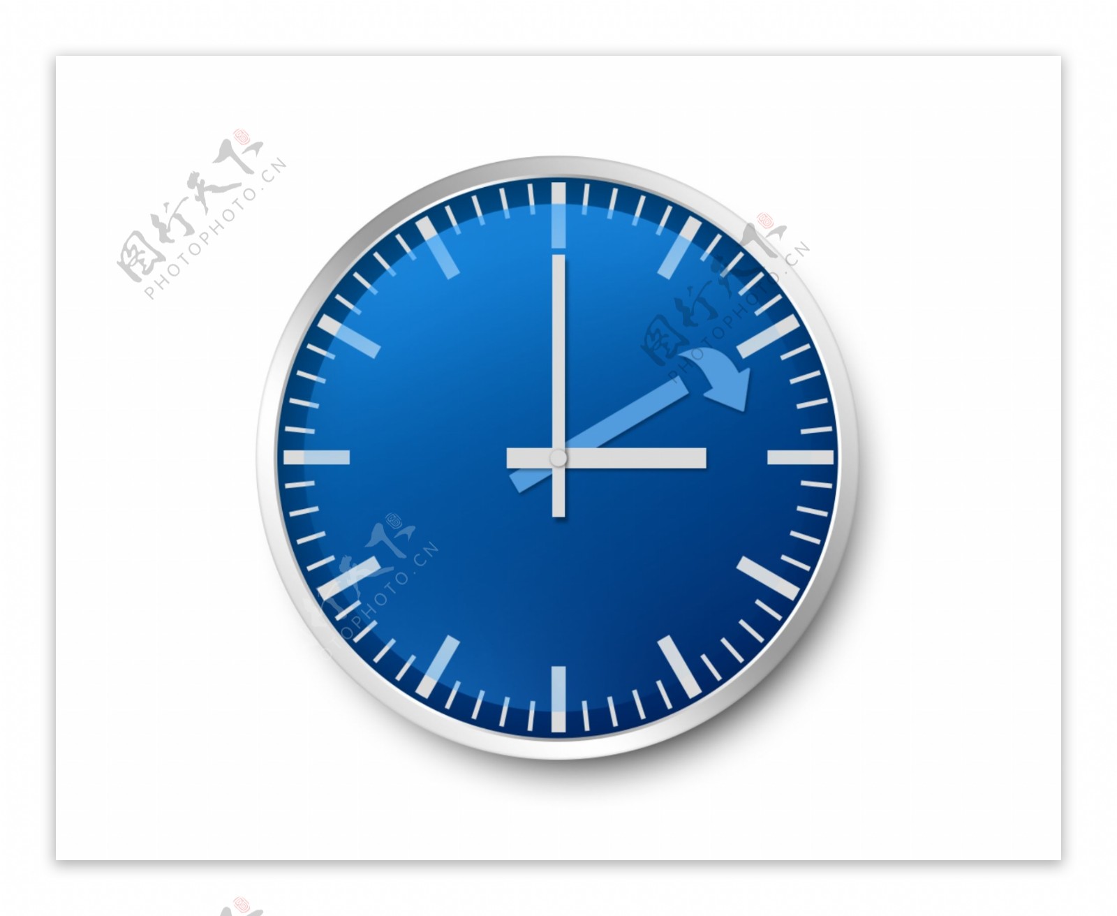网页时钟icon图标设计