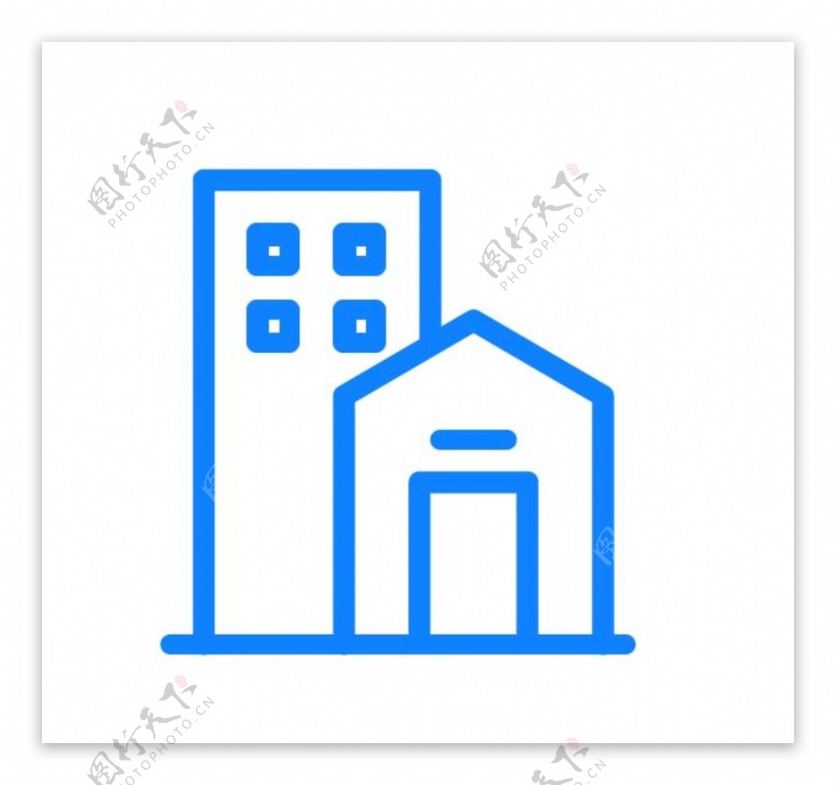 房屋建筑图标