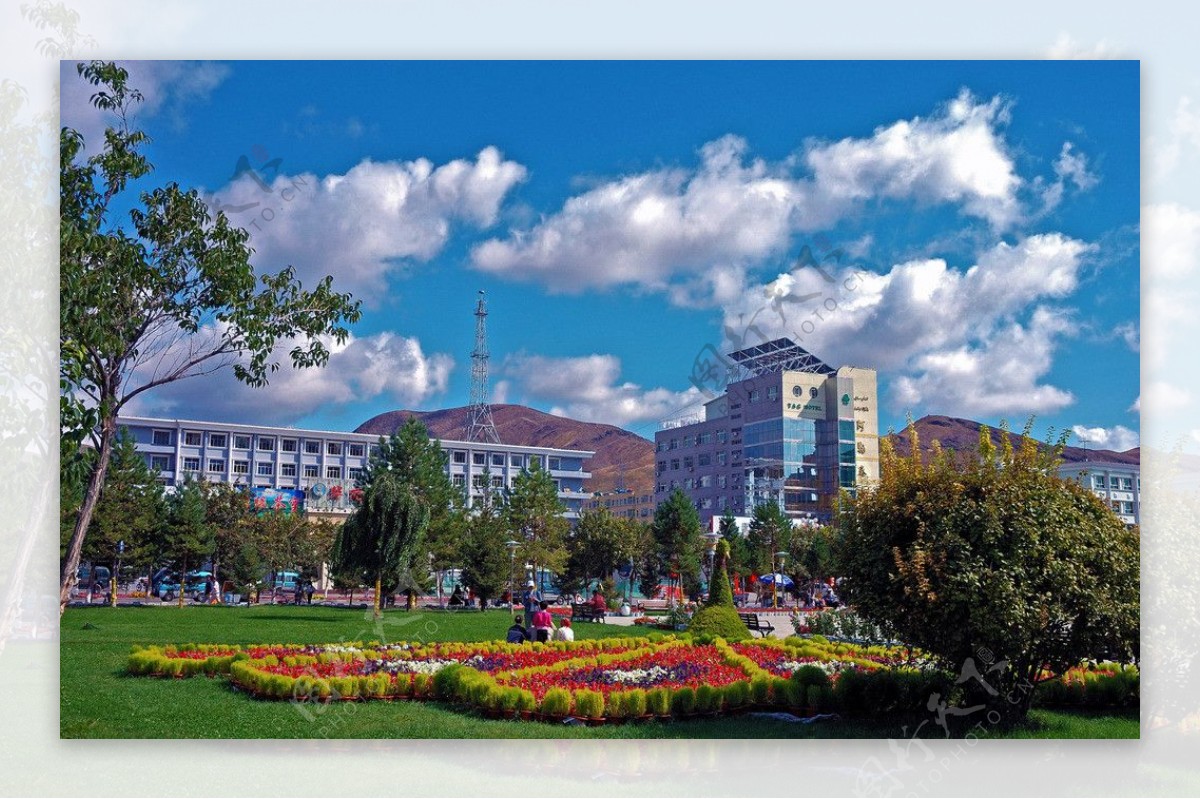 新疆阿勒泰城市景观