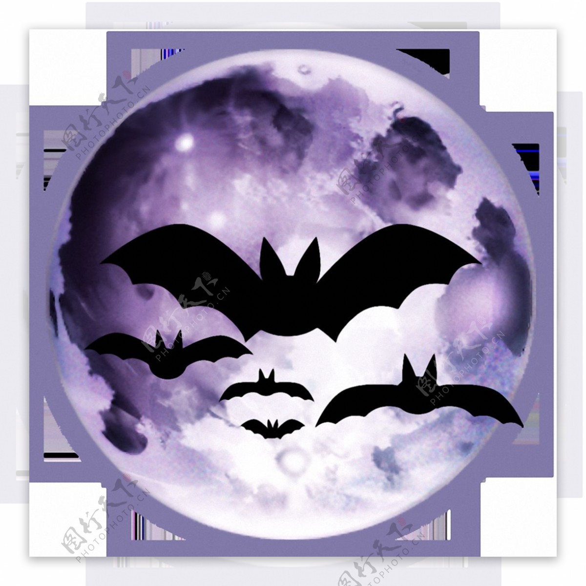 飞翔的蝙蝠图形免抠png透明素材