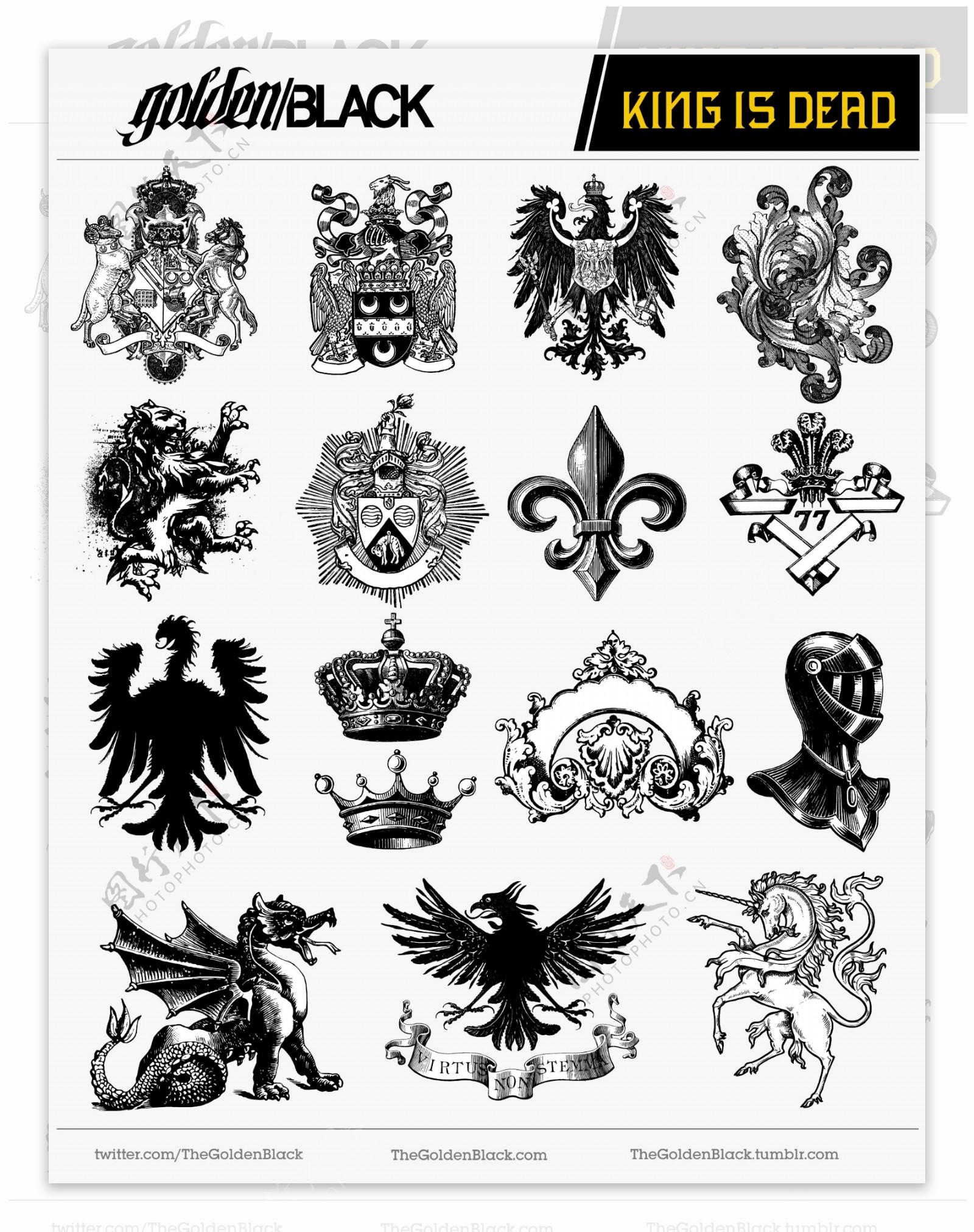 中世纪欧洲贵族家徽