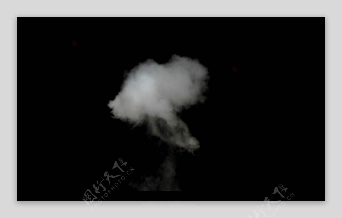 动态视频素材烟雾云朵