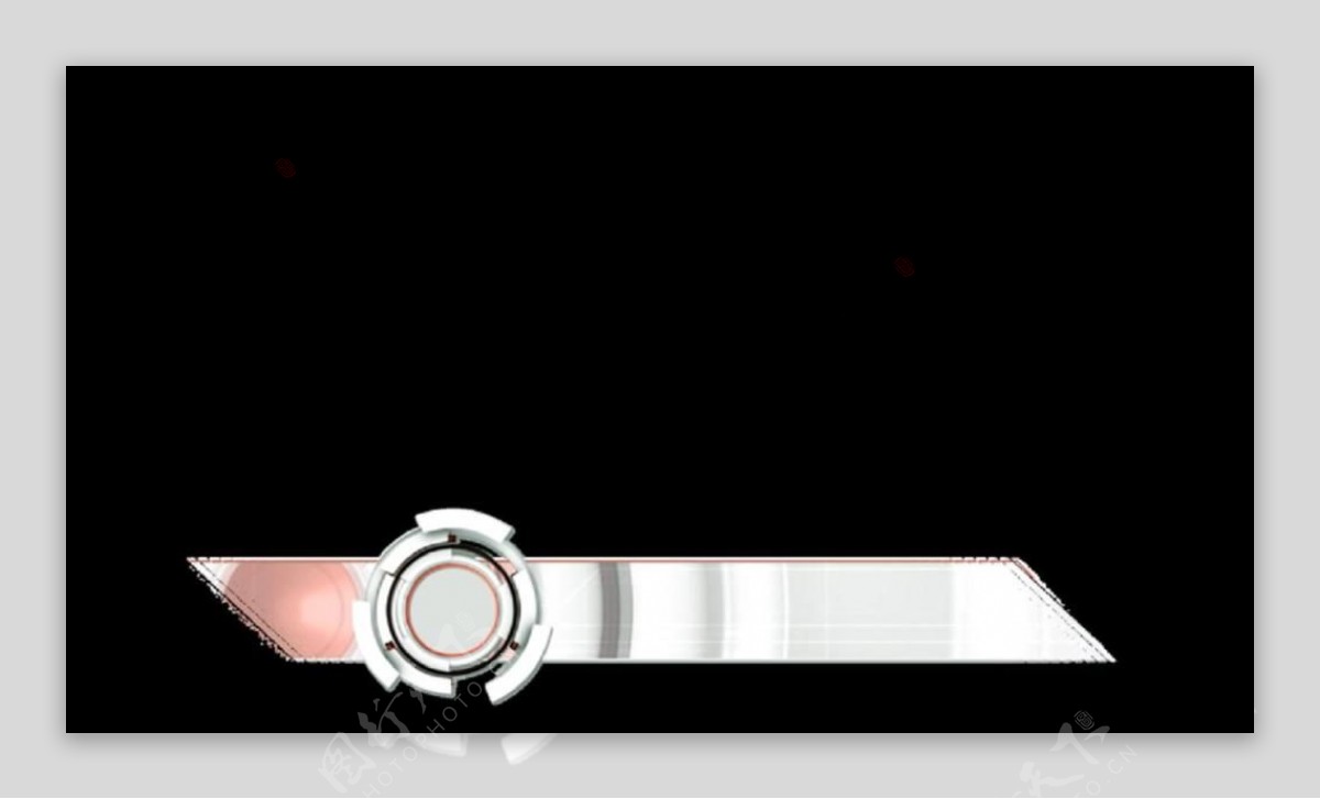 浅色线条标题框特效视频素材