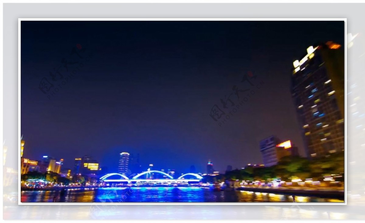 城市桥梁夜景视频素材