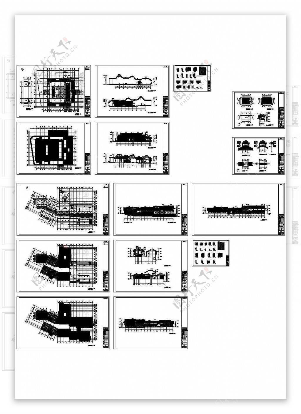 植物园民俗村规划设计JS3CAD图纸