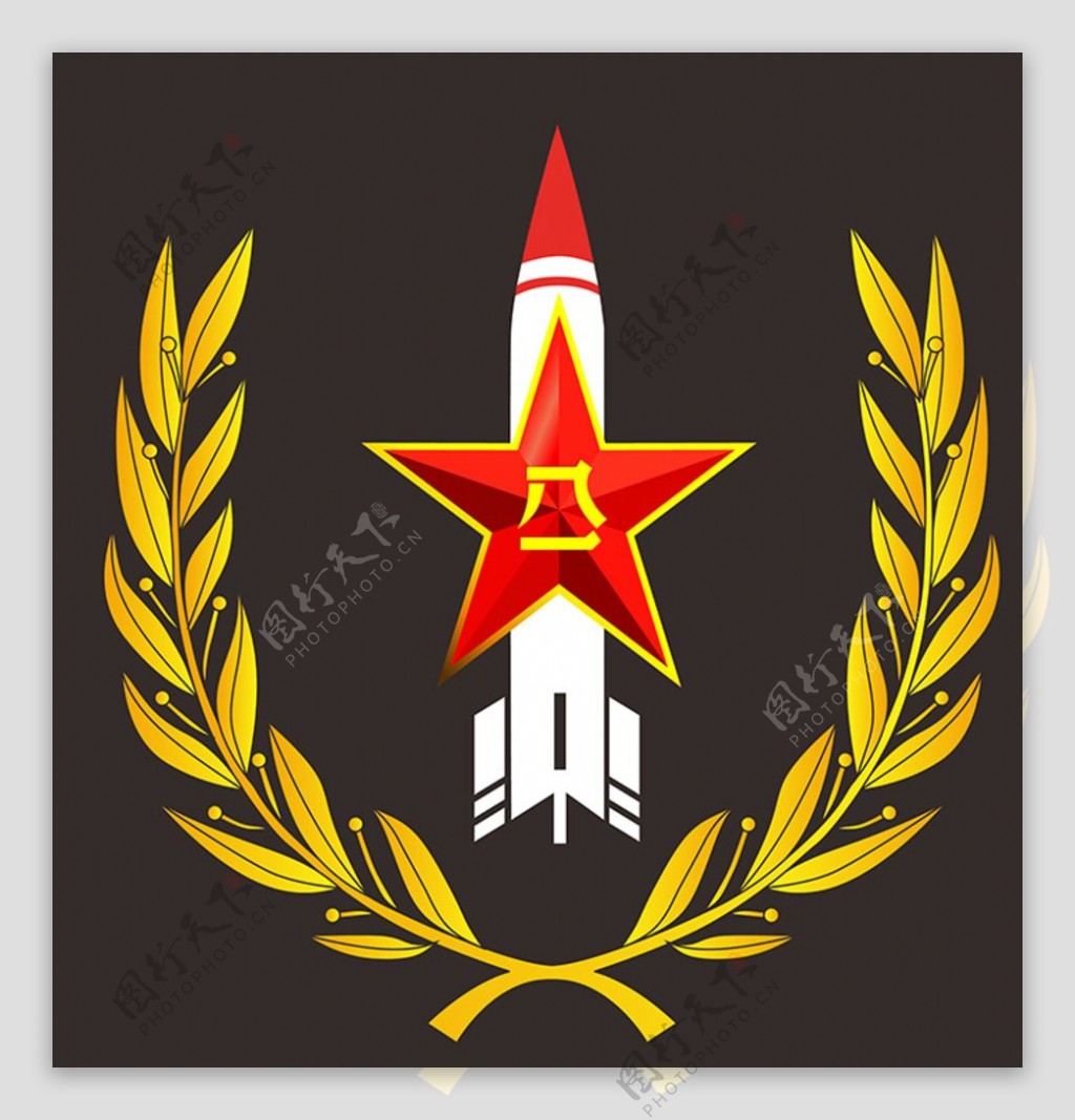 火箭军徽标