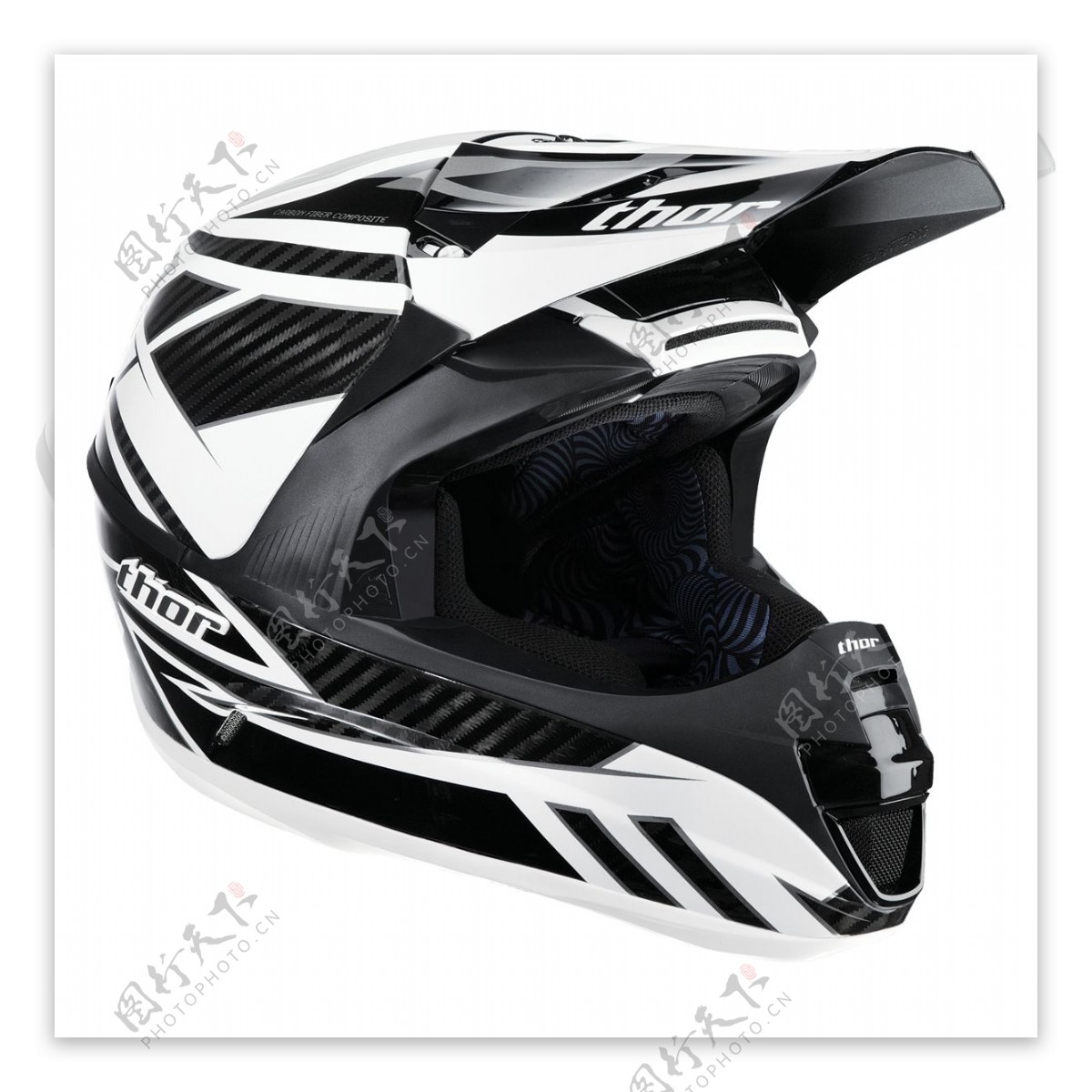 黑白摩托车头盔免抠png透明图层素材