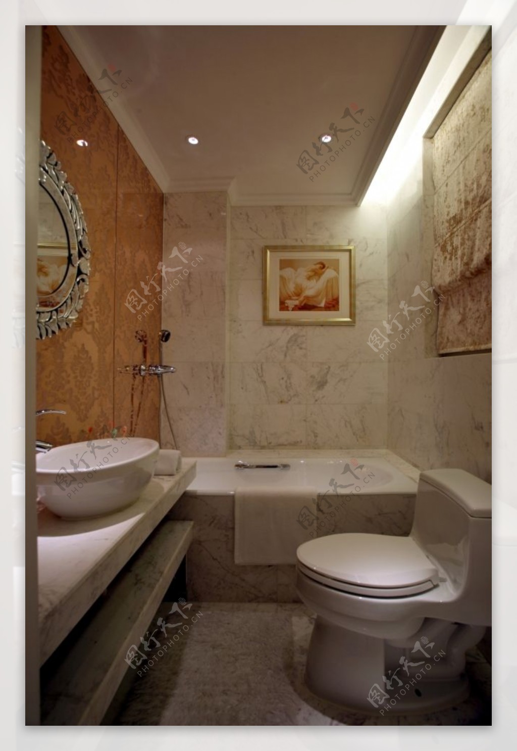 简约现代风格浴室别墅效果图设计