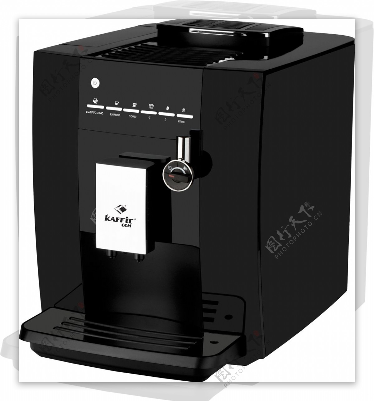 黑色的咖啡机免抠png透明图层素材