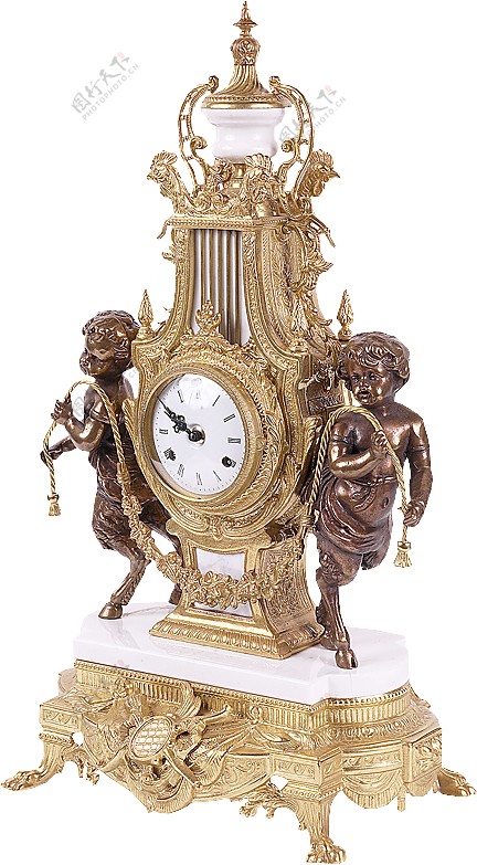 欧式复古时钟素材图片
