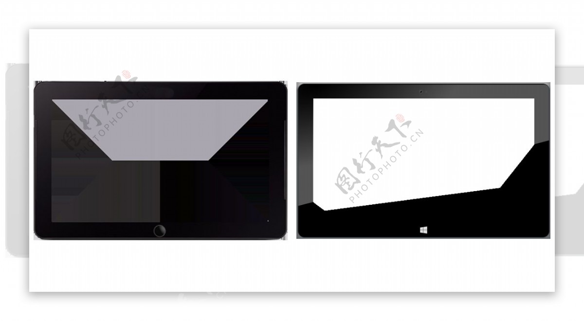 苹果平板电脑样机图片免抠png透明素材