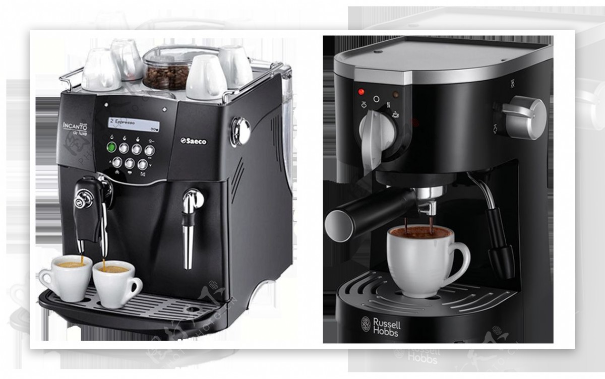 新款家用咖啡机免抠png透明图层素材