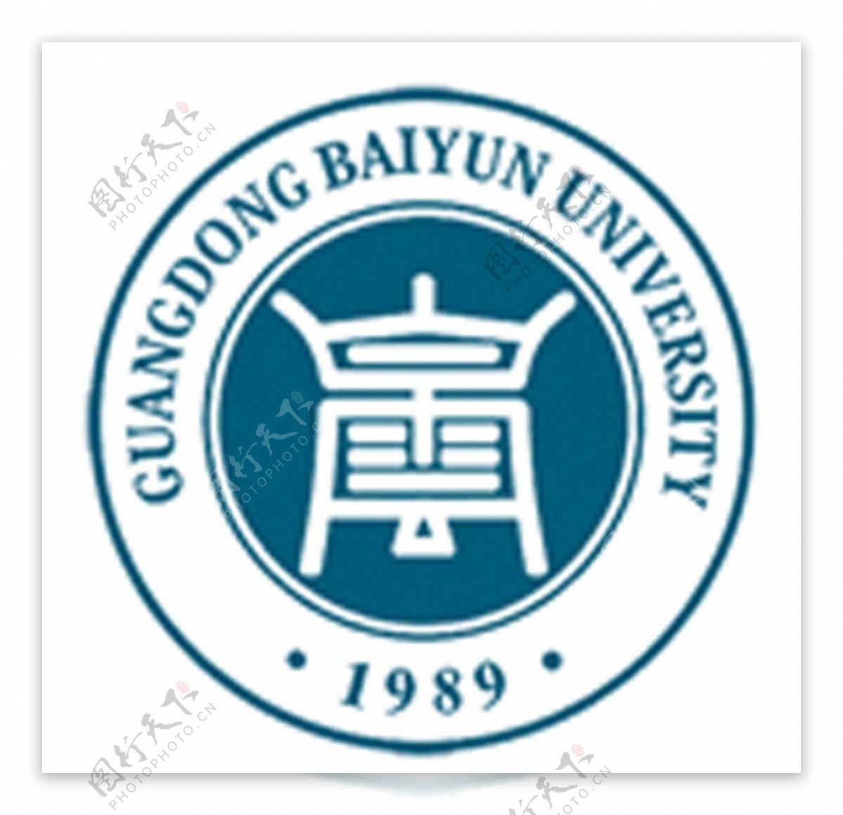 广东白云学院校徽logo