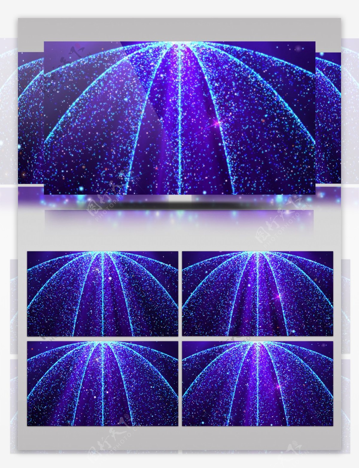 线条粒子光斑耀眼粒子LED粒子视频