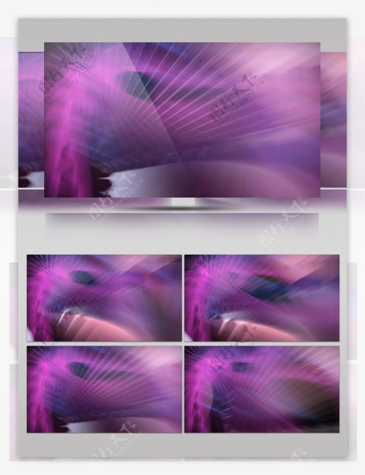 梦幻紫色高清视频素材