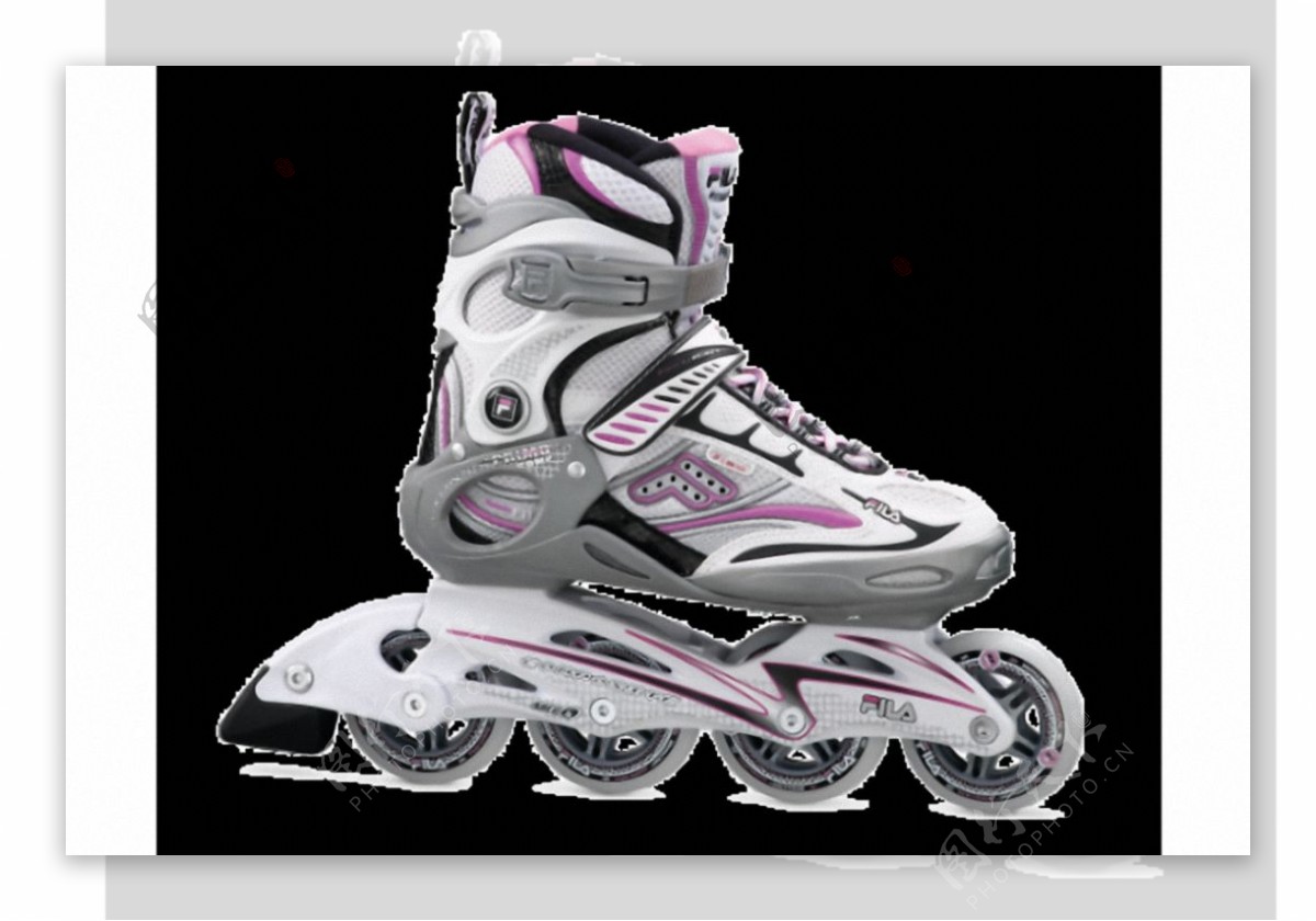 漂亮四轮溜冰鞋免抠png透明素材