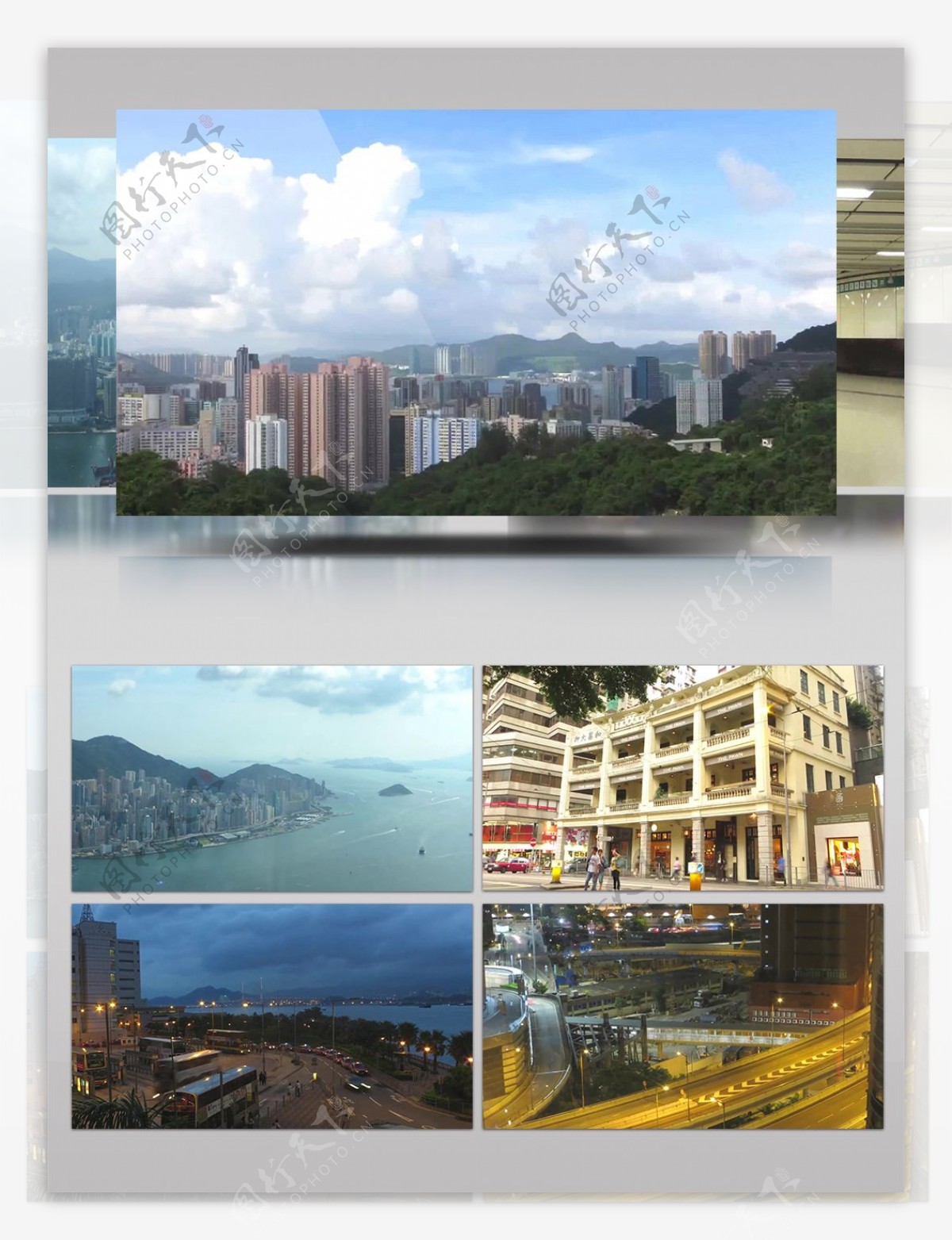香港时间流逝城市旅游延时风光