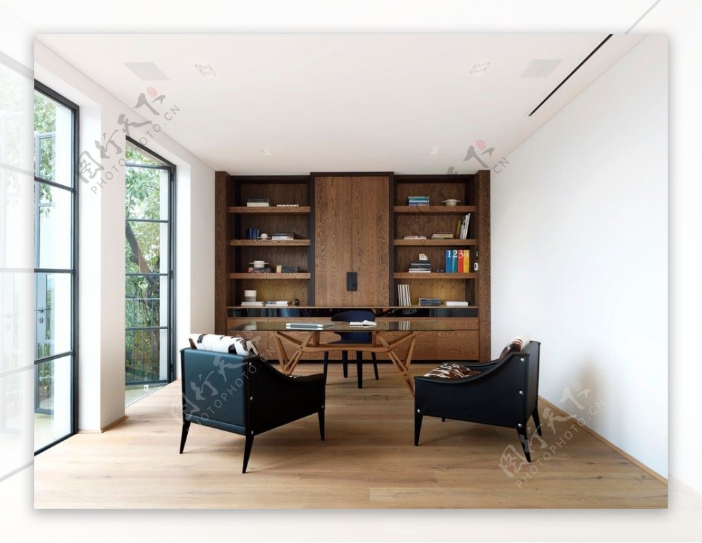 木制装修明亮客厅效果图