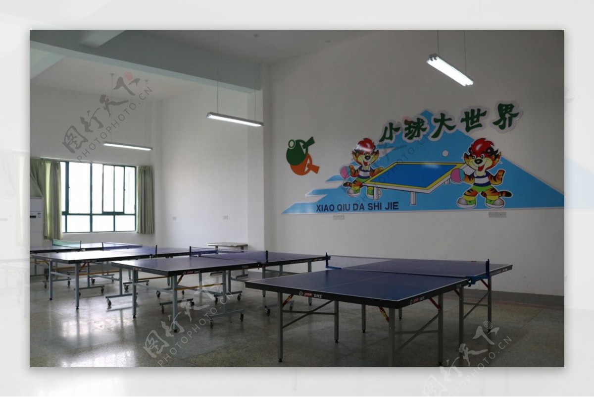 学校乒乓球台室