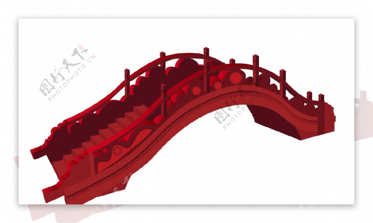 桥红色
