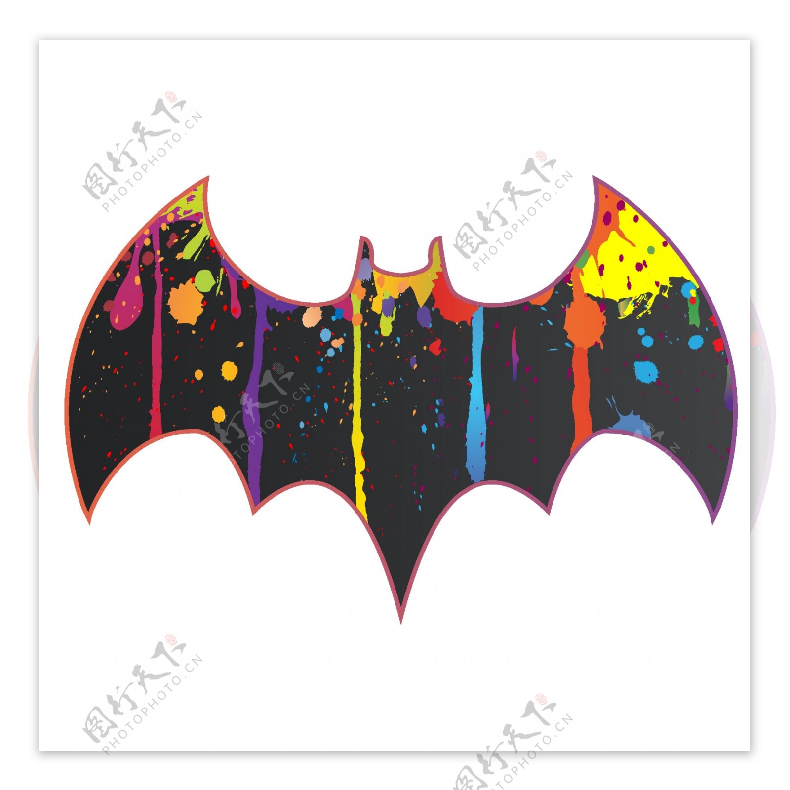 蝙蝠侠图标底纹