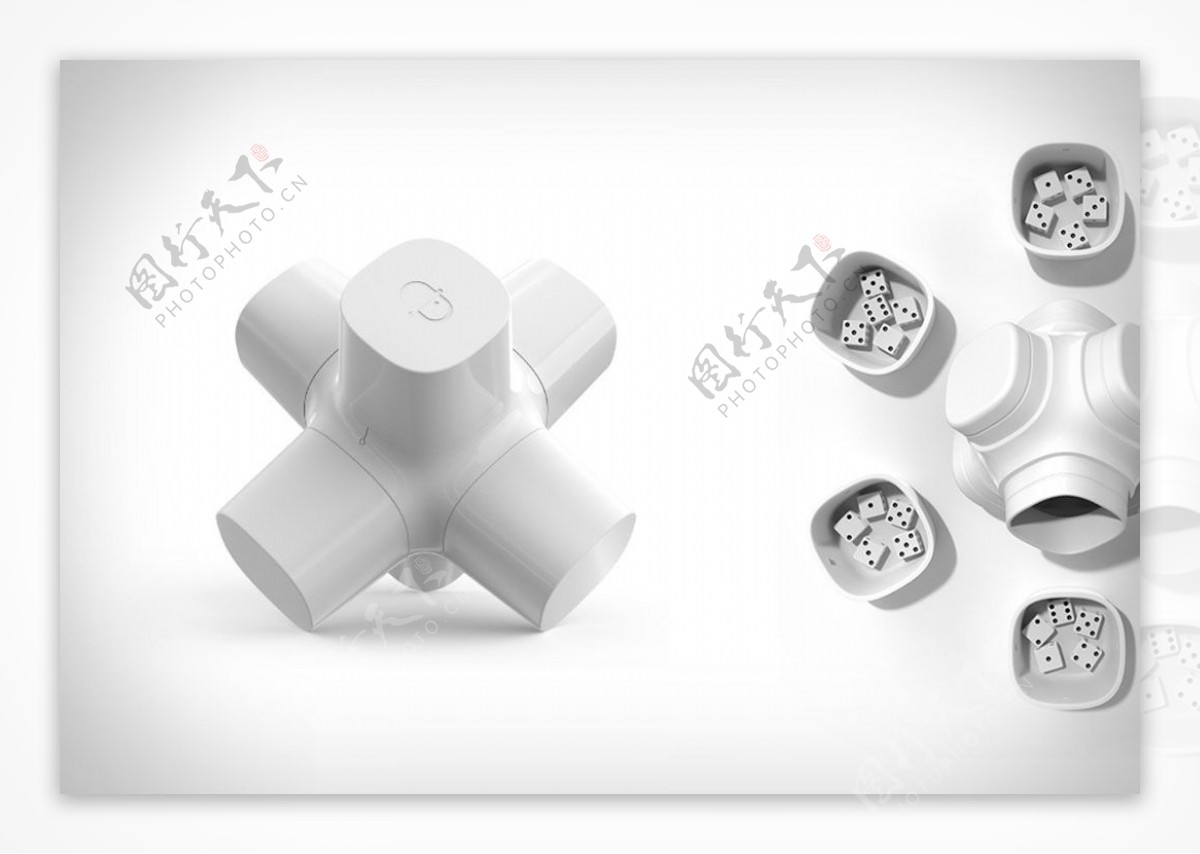 白色可爱创意的筛子游戏玩具jpg