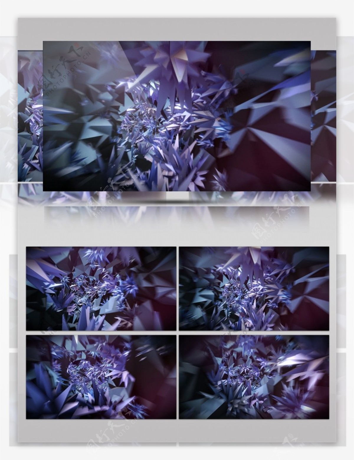 紫色迷幻光斑视频素材