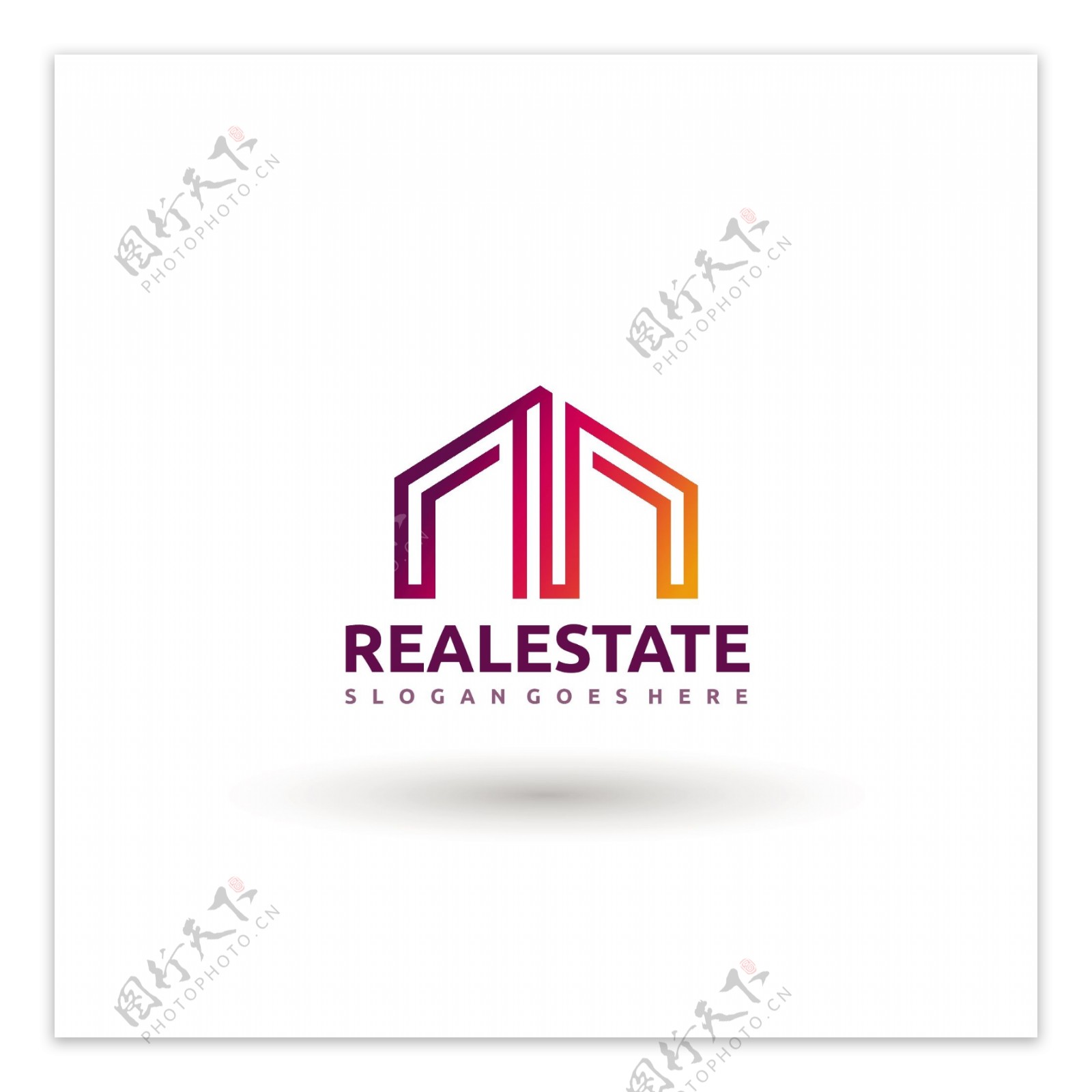 房地产商标模板logo模板