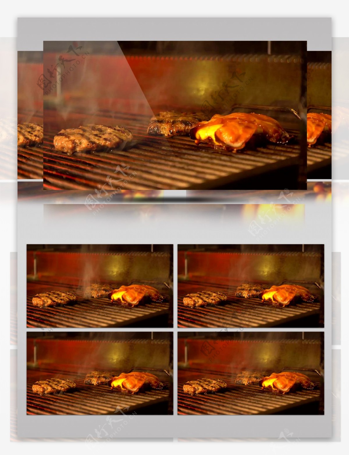 美食厨艺烤肉香味碳烤肉食材烤炉烤箱