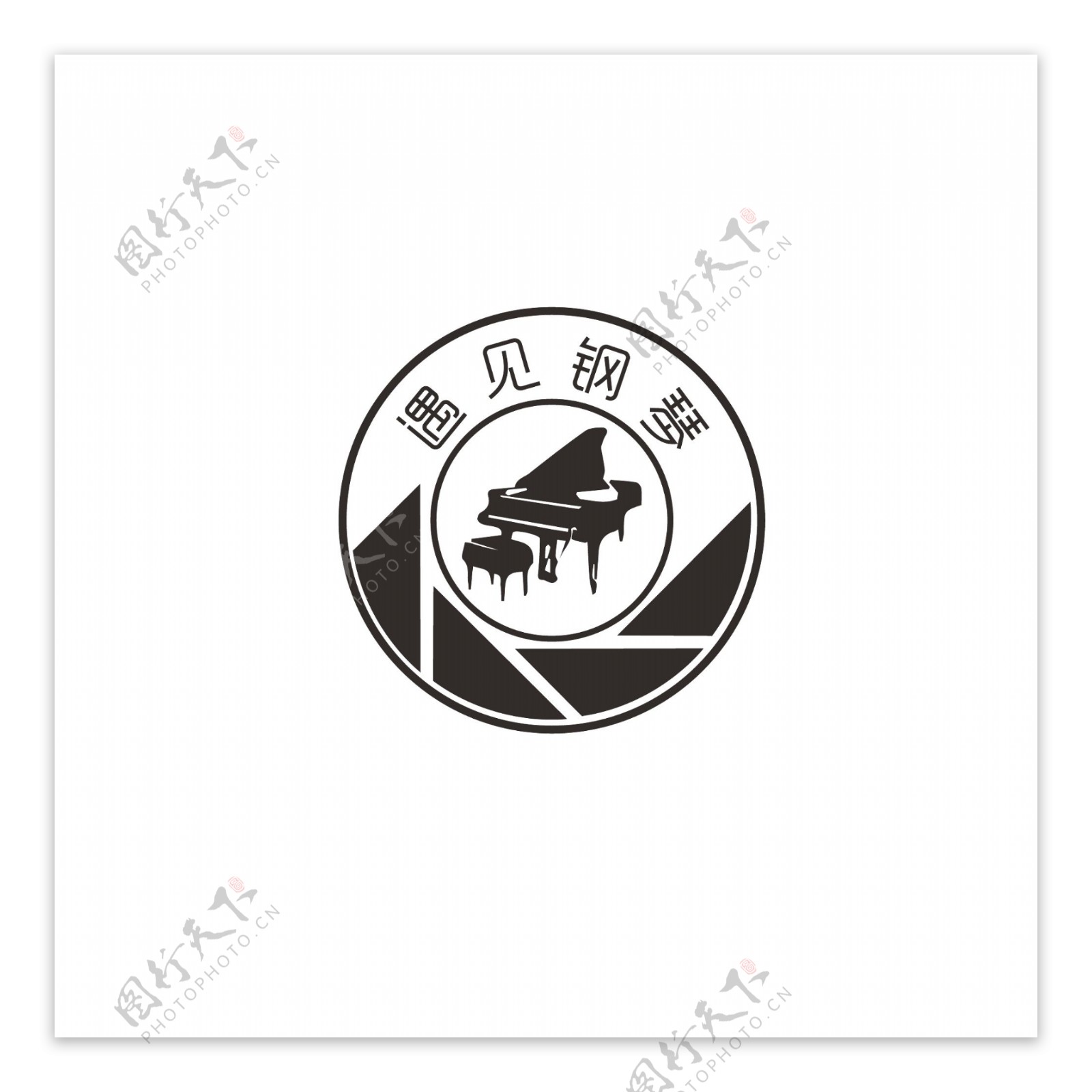 钢琴培训logo设计