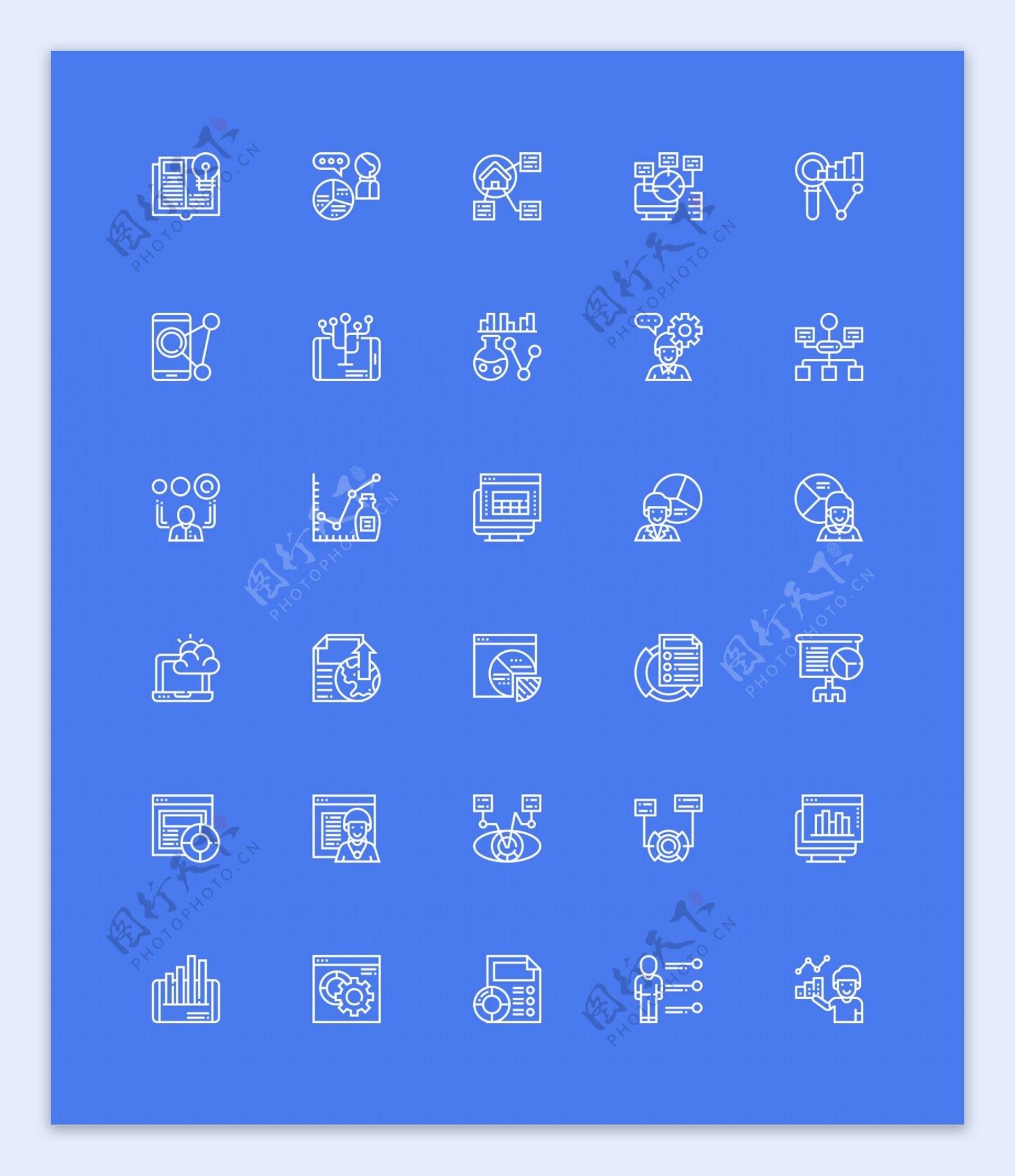 30款网络简洁单色icon矢量素材