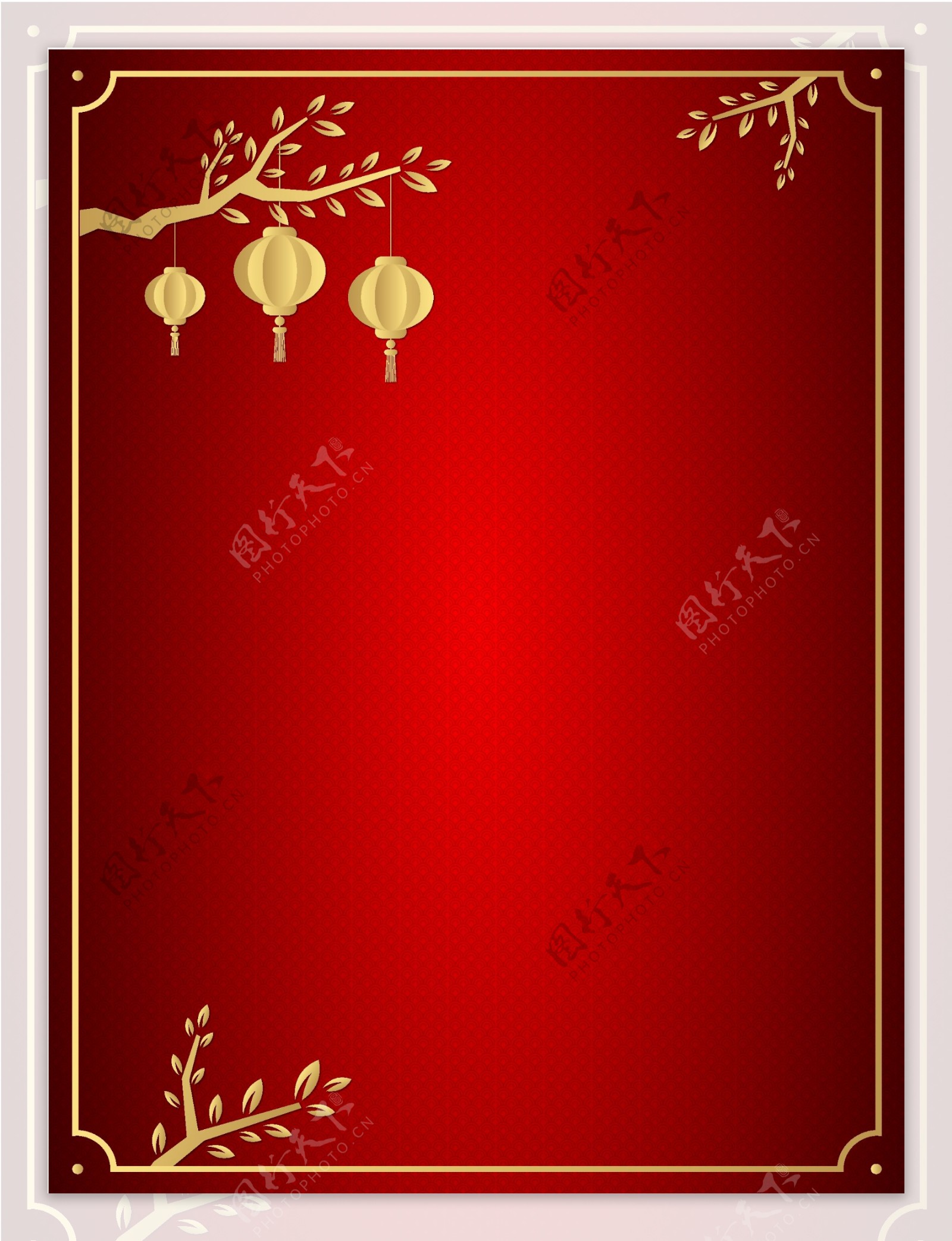 红色新年喜庆元旦背景