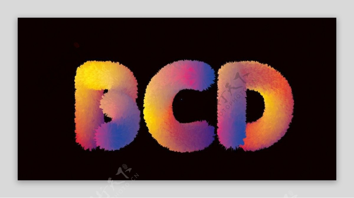 BCD字母设计