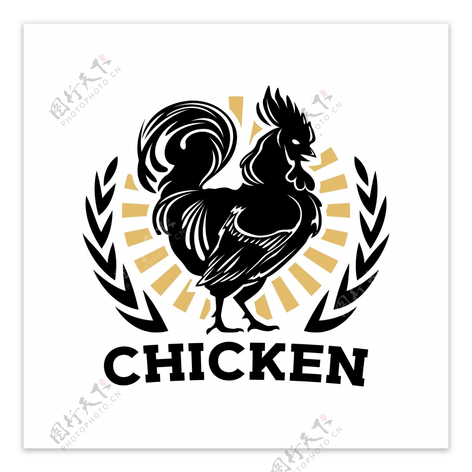 标志设计 - 动物拟人化 - 以鸡为元素的图形化logo|平面|标志|龙璐 - 原创作品 - 站酷 (ZCOOL)
