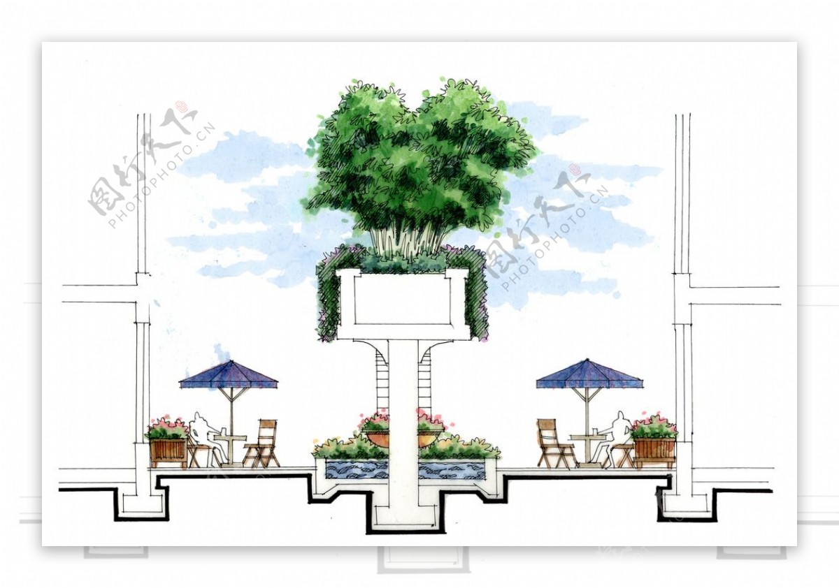 建筑手绘系列