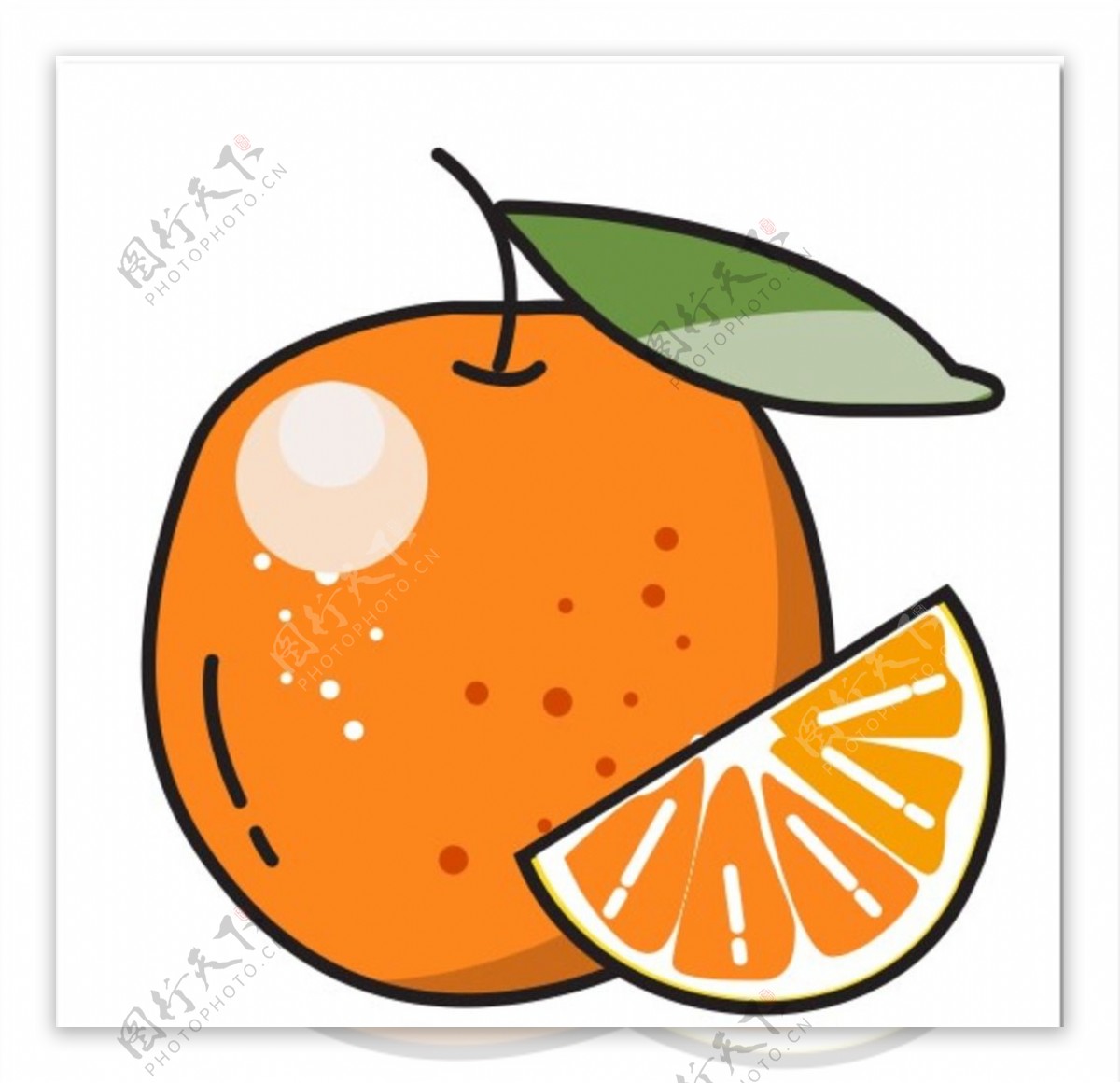 橙子图片设计素材png