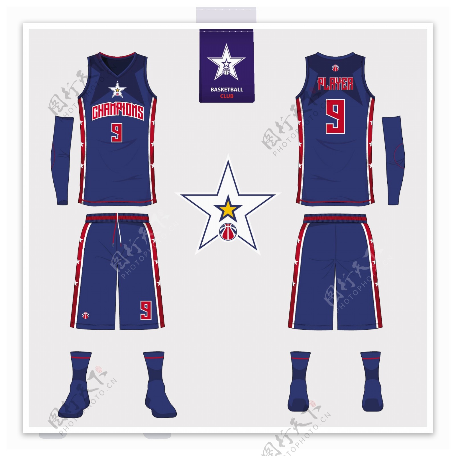 篮球服印刷设计设计图__服装设计_广告设计_设计图库_昵图网nipic.com