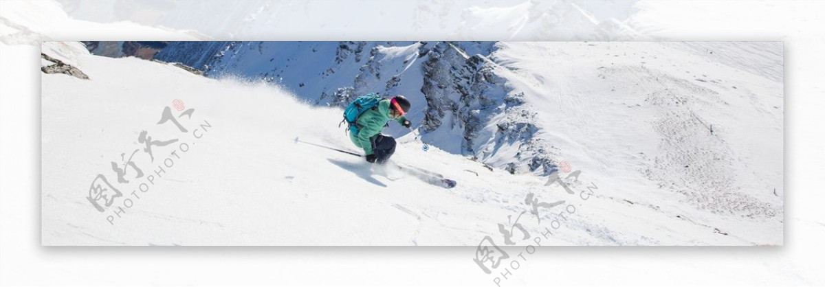 滑雪运动banner