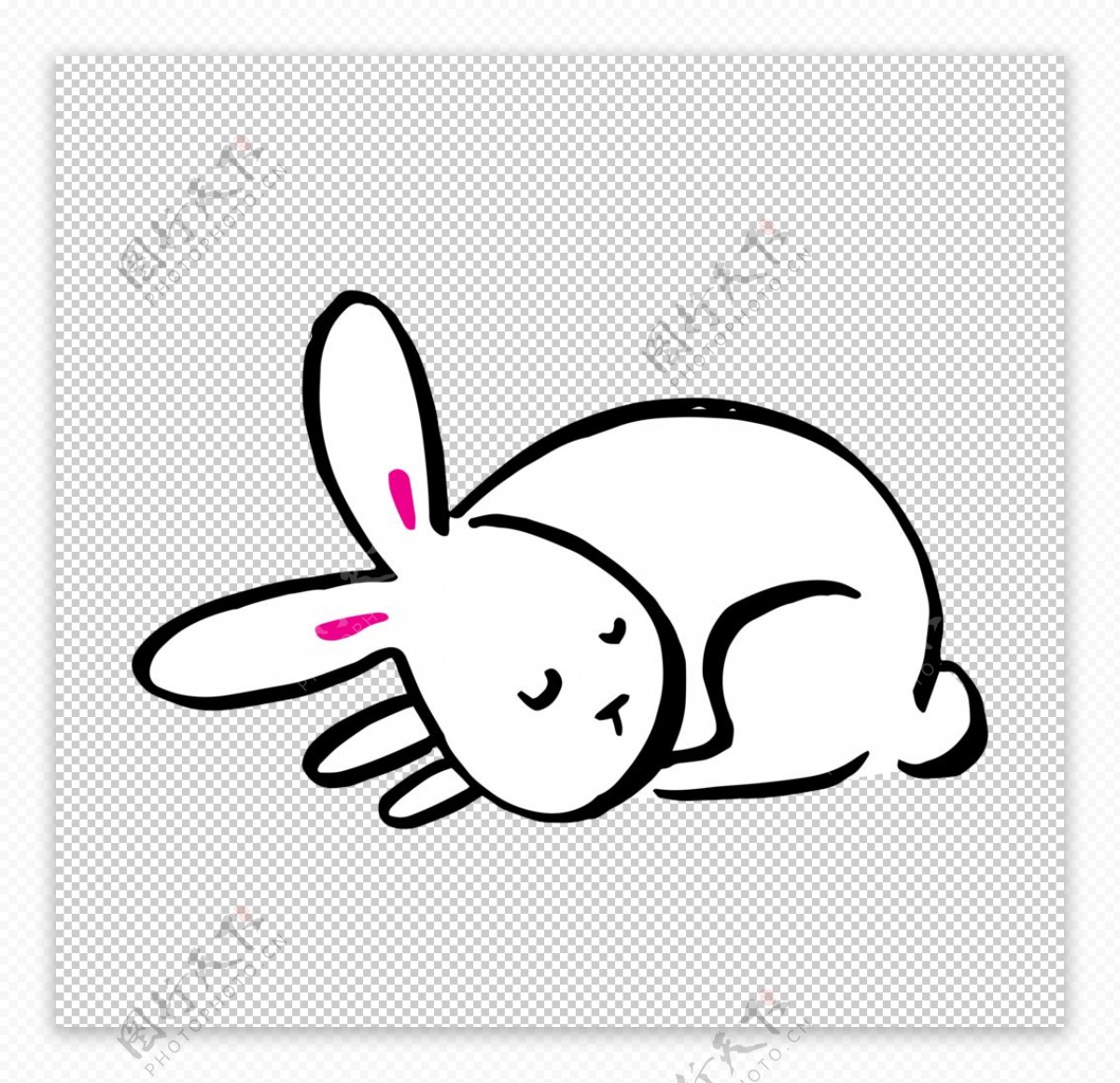卡通兔子图片设计图__图片素材_其他_设计图库_昵图网nipic.com