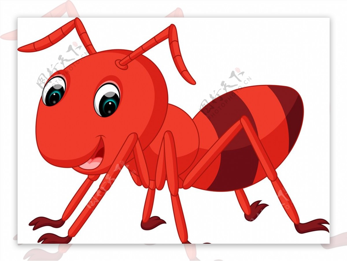 矢量手绘拿卡通小蚂蚁图片素材免费下载 - 觅知网