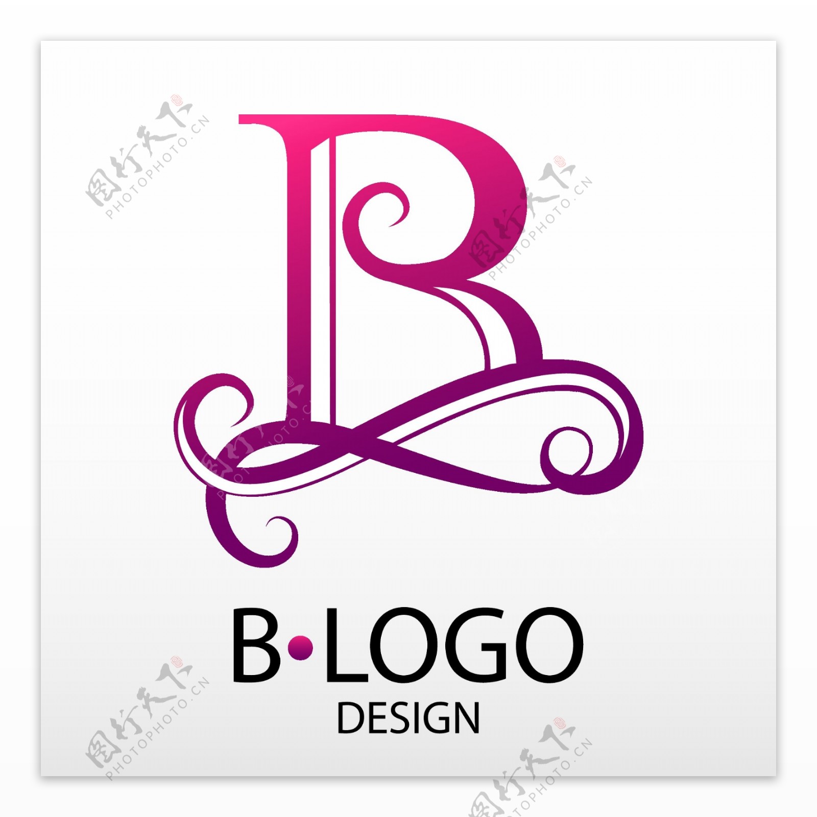 英文字母造型logo