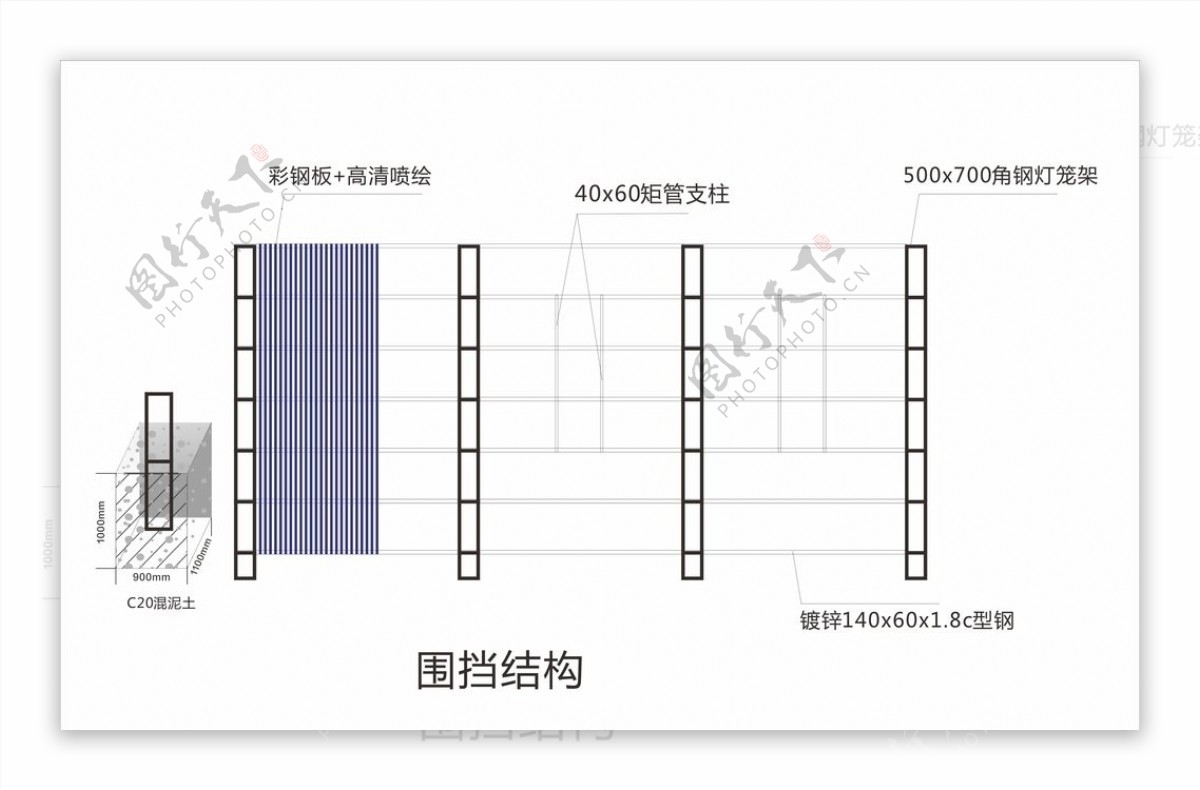 围挡结构