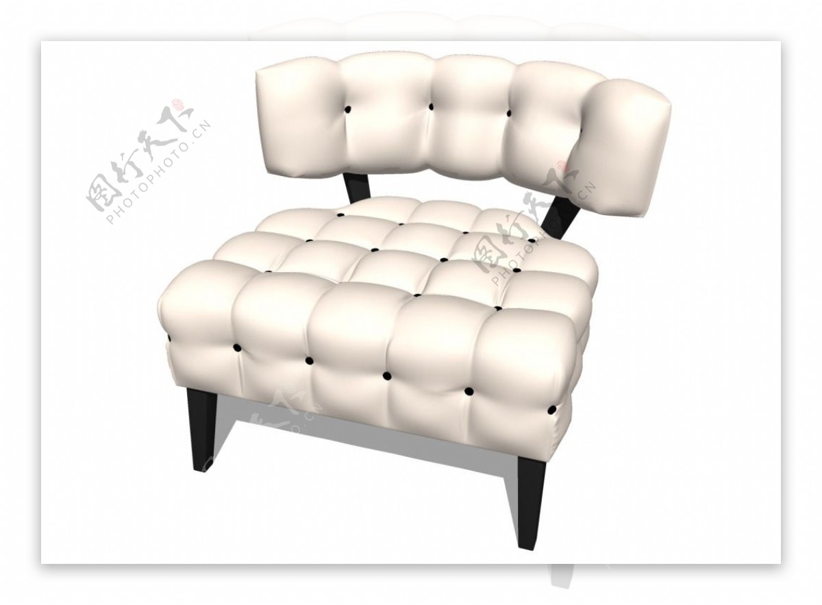 舒适沙发椅子su模型效果图