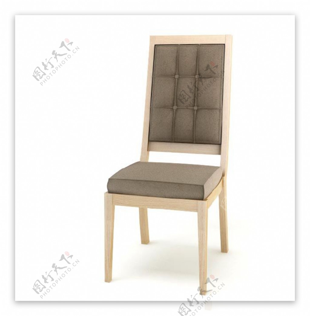 木质舒适椅子3d模型