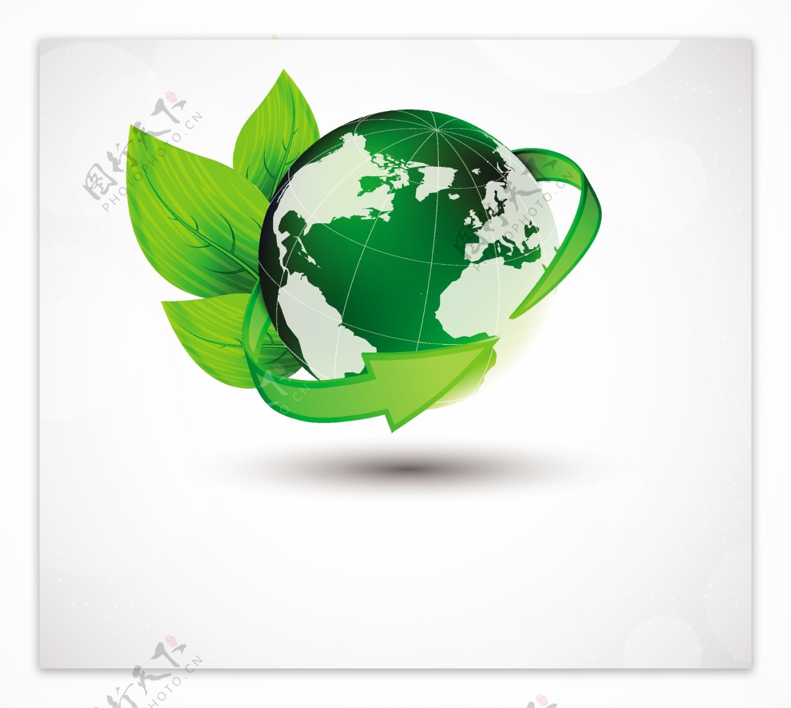绿色环保资源节能矢量